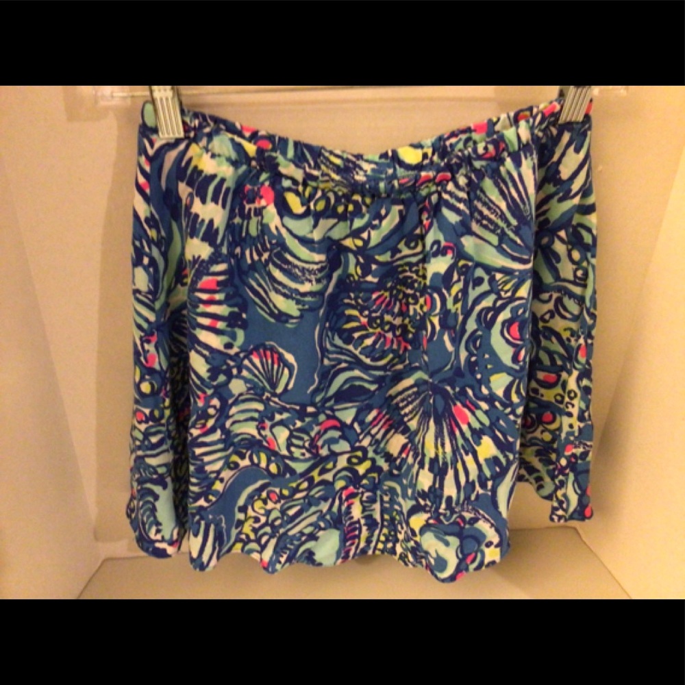 Lilly Pulitzer multicolored blue Skort